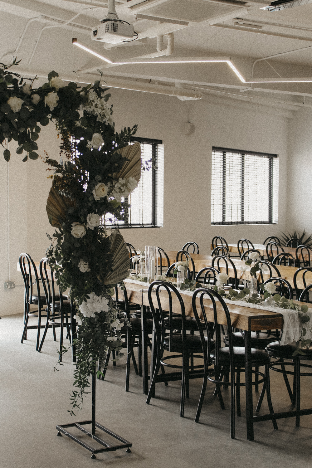 Wedding setup at The Outset venue